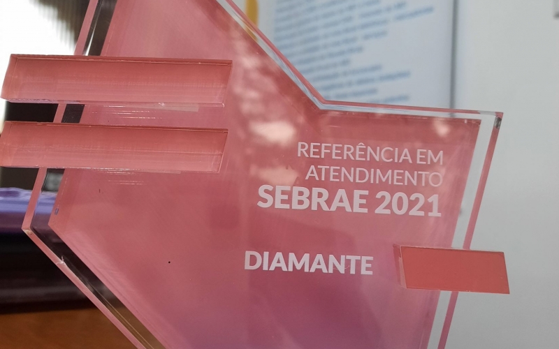 Selo Diamante Referência em Atendimento Sala do Empreendedor de Pranchita