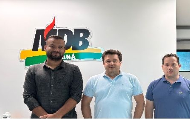 Prefeito Ronimar Sartor e Vice Demétrio buscam recursos e melhorias em reunião com deputado estadual Oziel Luiz de Souza