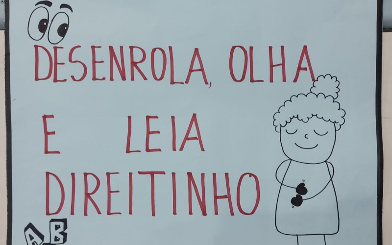 Atividade “Desenrola, Bate e Leia Direitinho” estimula leitura no 1º ano