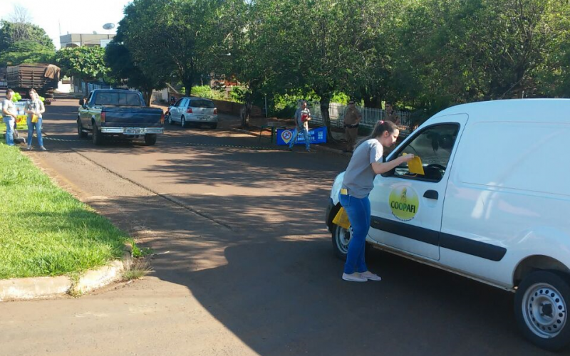 Saúde realiza ação de combate à dengue e acidentes de trabalho
