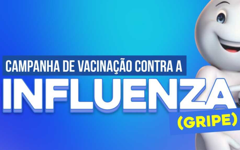 A vacinação contra a influenza é essencial para todas as pessoas a partir dos 6 meses de idade!
