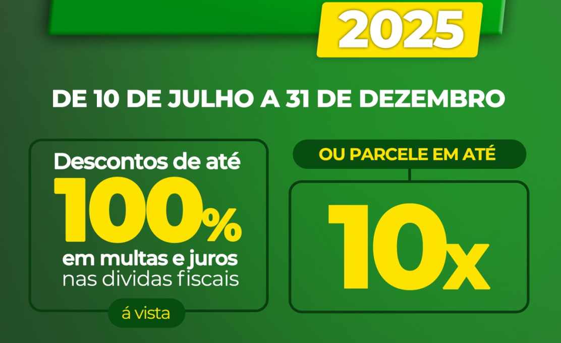 Aproveite condições especiais e fique em dia com o município!