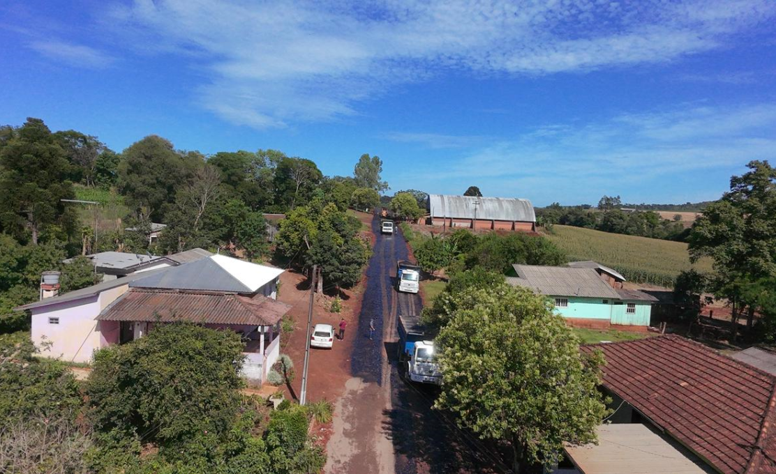 Obra de Asfaltamento na Linha São Judas Avança com Trecho de 1,3 km Realizado por Indicação ...