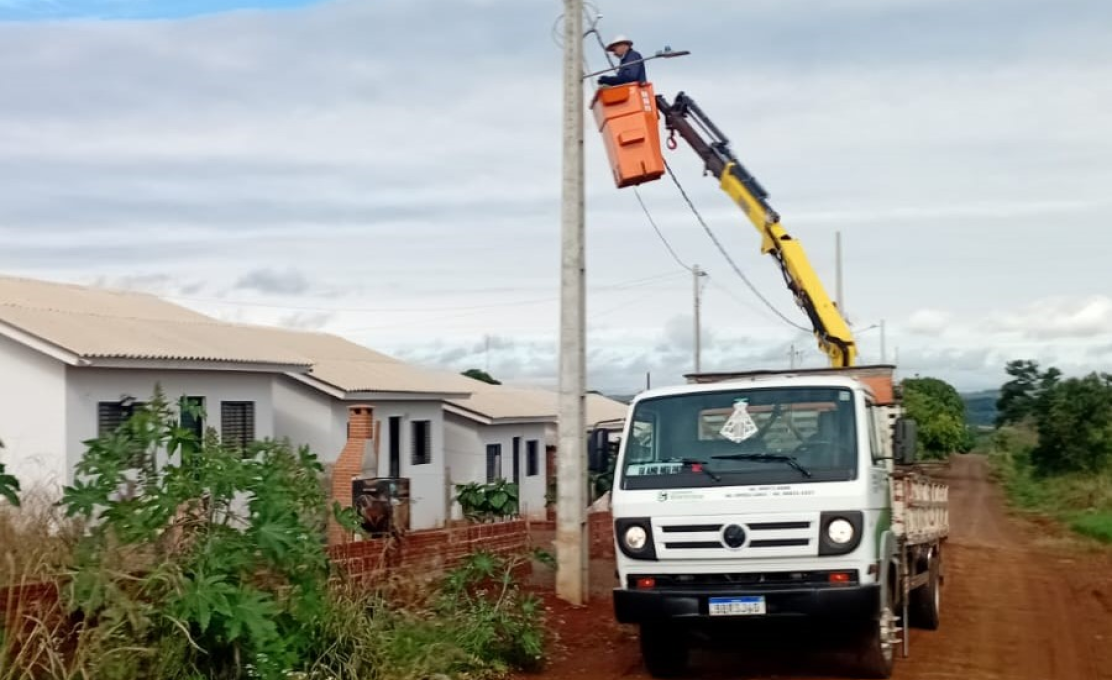 Administração Municipal segue com cronograma de troca de lâmpadas na iluminação pública