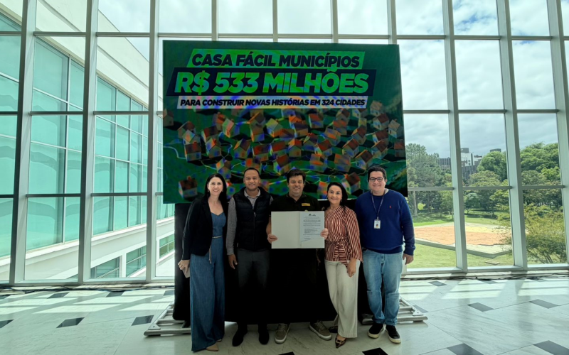 Pranchita é contemplada com 10 novas unidades habitacionais através do Programa Casa Fácil Paraná