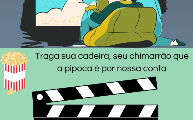 Cineminha ao ar livre