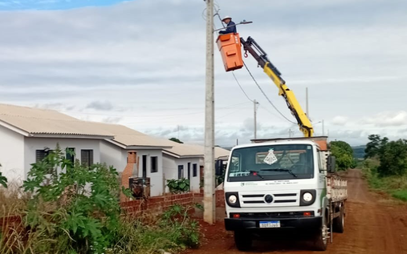 Administração Municipal segue com cronograma de troca de lâmpadas na iluminação pública